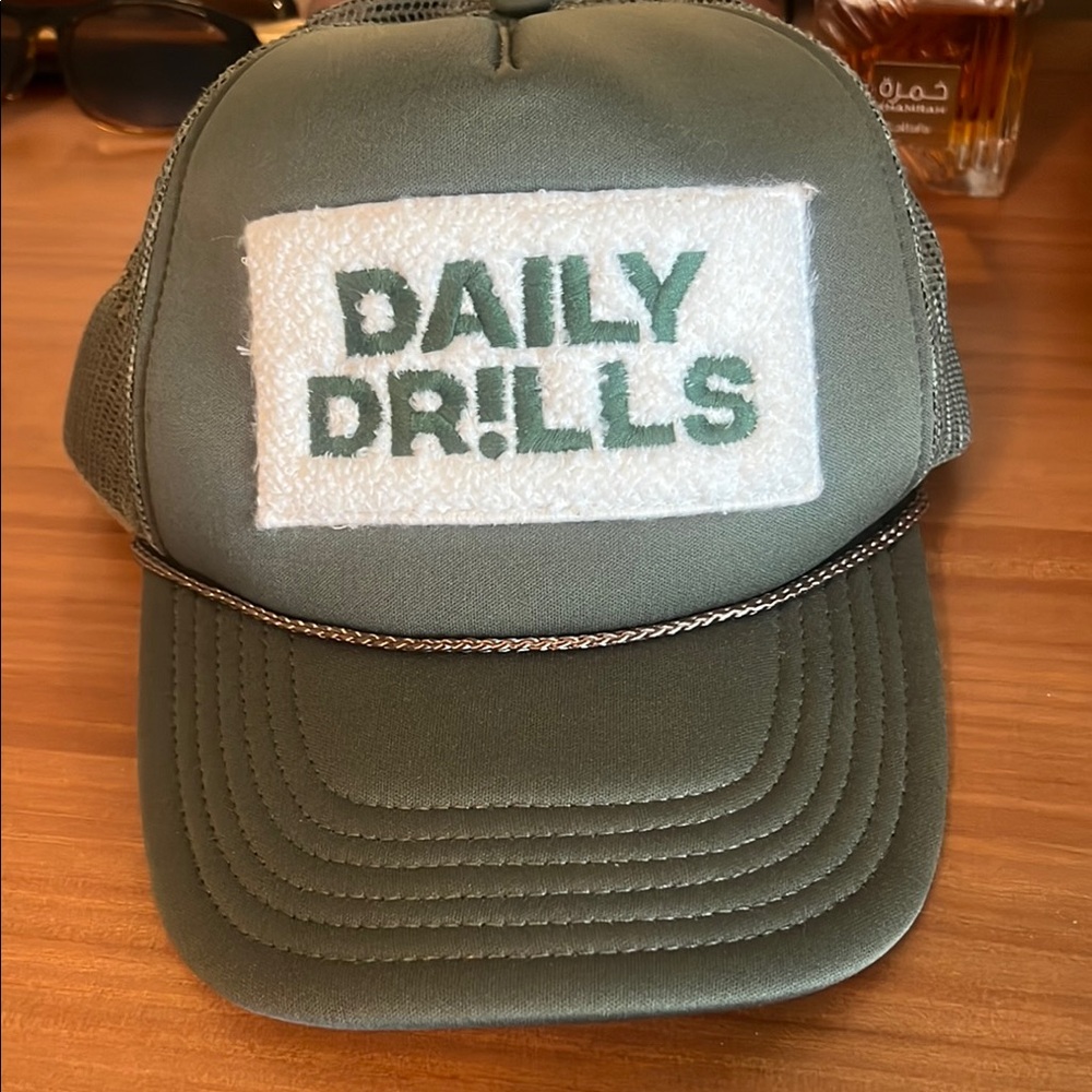 Daily Drills Green Trucker Hat